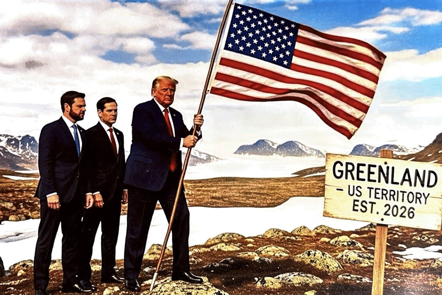 Trump posts US map including Canada and Greenland