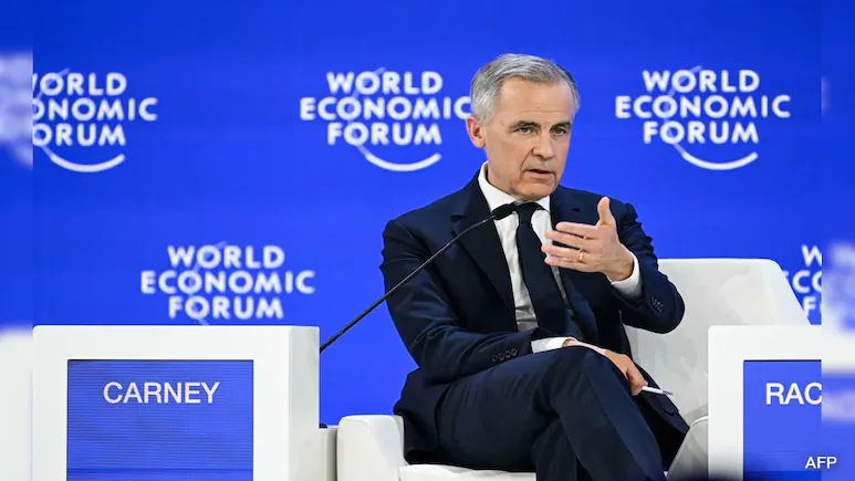 Canada PM warns middle powers at Davos